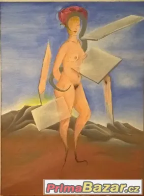 Zajímavý surrealistický akt ženy