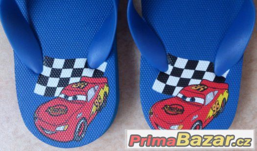 Chlapecké žabky CARS, vel.24/25, stélka 17cm – fotografie 3