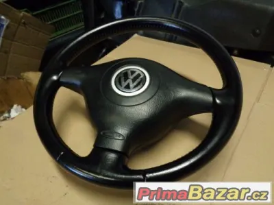 KOŽENÝ TŘÍRAMENNÝ VOLANT GOLF IV PASSAT B 5,B5.5