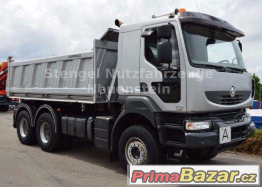 Renault Kerax 450 DXi 6x4 3 strany sklápěč – fotografie 1