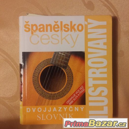 Španělsko český dvojjazyčný slovník ILUSTROVANÝ – fotografie 1