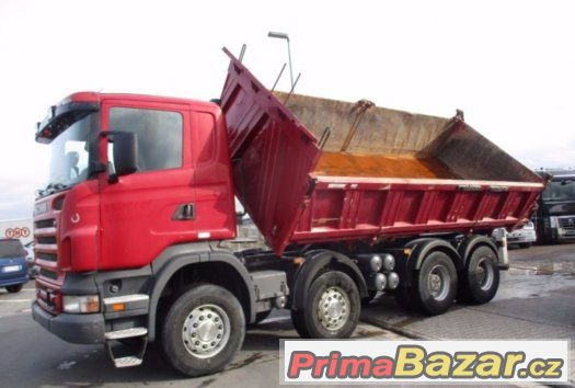 Scania R 420 8X4 3 strany sklápěč – fotografie 1