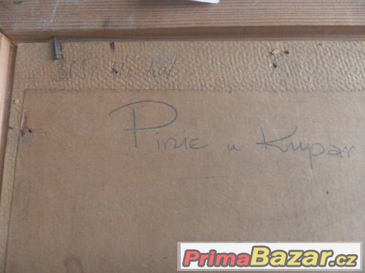 Pinie u Kupar - sign. Joža Mikš. – fotografie 3