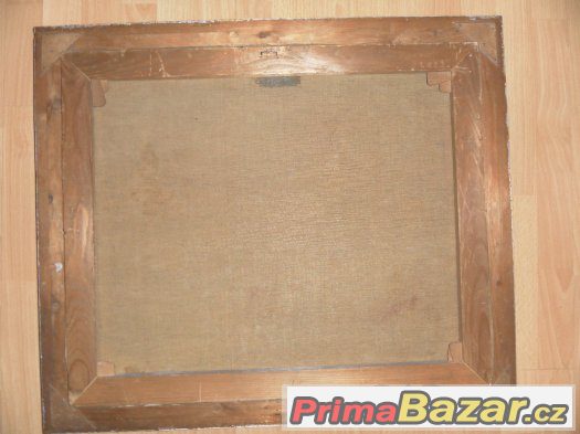 Vůz na můstku, signovaný O. Blažíček. – fotografie 4