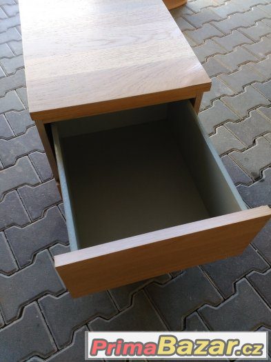 8 x POSTEL IKEA MALM + NOČNÍ STOLEK + LAŤKOVÝ ROŠT + MATRACE – fotografie 2