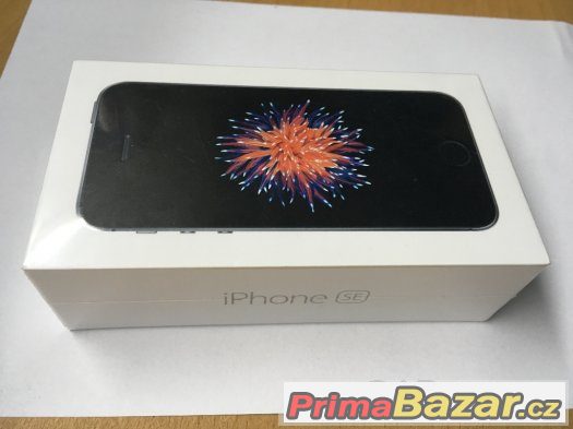iPhone SE 16GB space grey, nový, nerozbalený, 1 rok záruka – fotografie 1