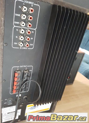 Reproduktory Genius SW-HF 5.1 5005, dřevo – fotografie 3