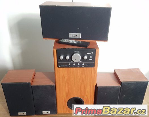 Reproduktory Genius SW-HF 5.1 5005, dřevo – fotografie 5