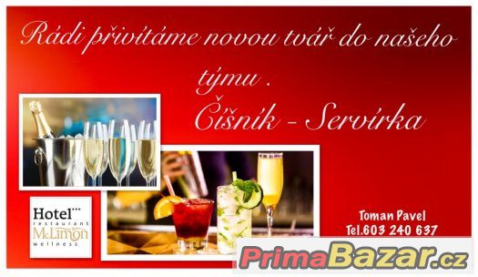 Číšník - Servírka – fotografie 1