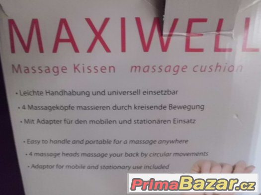 Luxusní nová elektrická Masážní podložka - CASADA MAXIWELL – fotografie 3