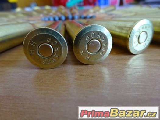 Náboj do pušky Kropáček, Kropatschek 8x60R, označené H H 8mm – fotografie 3