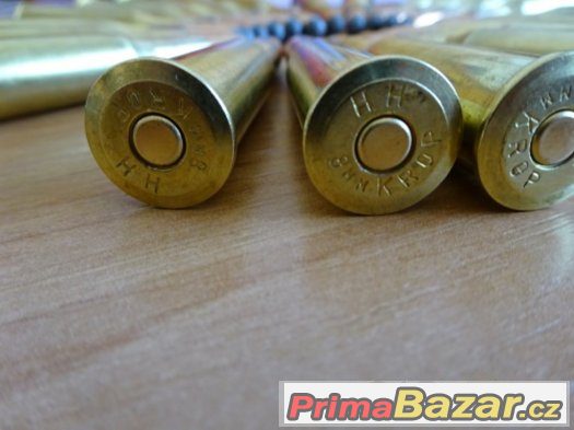 Náboj do pušky Kropáček, Kropatschek 8x60R, označené H H 8mm – fotografie 4