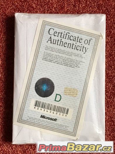 Origiální nerozbalená instalačka MS-DOS s licencí – fotografie 2