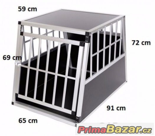 Bouda, přepravní klec, transportní box pro psa PREMIUM – fotografie 1