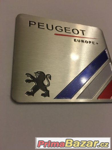 Hliníková samolepka PEUGEOT Motorsport - nálepka – fotografie 3