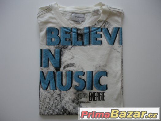 Energie stylové bílé triko v. M/L – fotografie 2