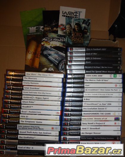 PS2 - přebaly, obaly, poškrábané cd – fotografie 1