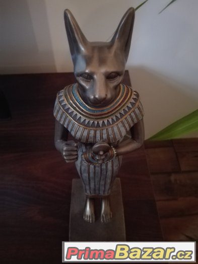 Prodám egyptskou sošku, vyska sochy 38 cm – fotografie 4