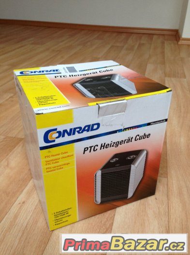 Teplovzdušný konvektor Conrad PTC Cube, 750/1500 W – fotografie 2