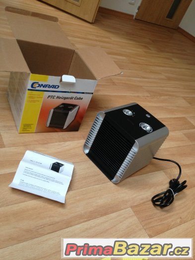 Teplovzdušný konvektor Conrad PTC Cube, 750/1500 W – fotografie 4