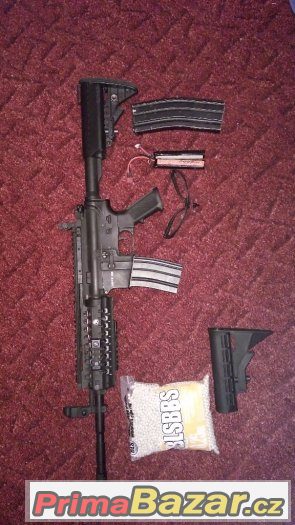 prodám CYMA M4 SIR celokov (airsoft) – fotografie 4