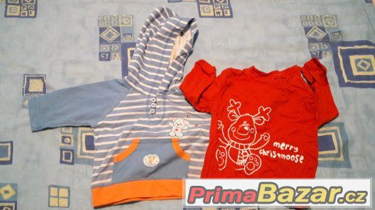 Dvě mikiny vel. 6-9m – fotografie 1