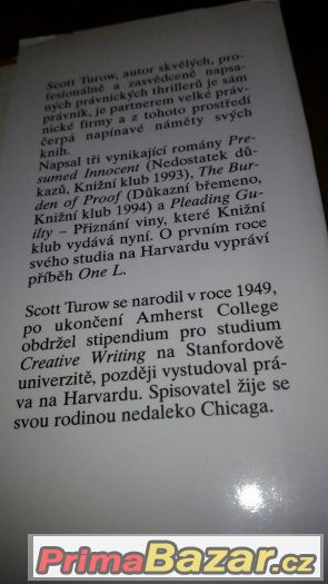 Prodám knihu Přiznání viny – fotografie 3