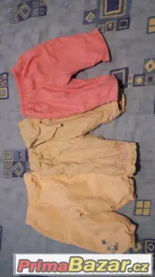 Tři jarní, podzimní holčičí kalhoty