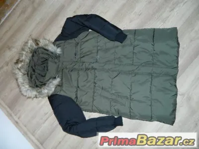 New Yorker khaki zimní bunda, kabát jako NOVÁ