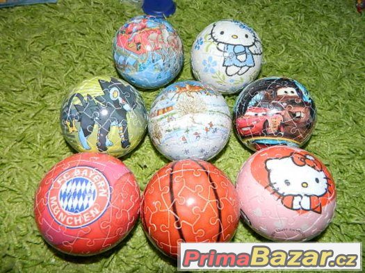PUZZLE BALL vánoce, Hello Kitty, Pokémon, Cars ... – fotografie 1
