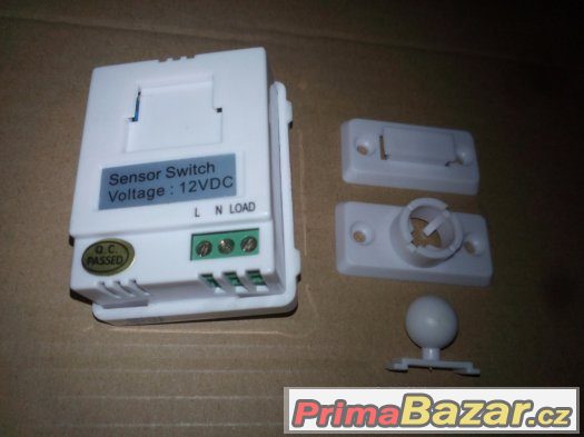 Pohybový senzor 12VDC, 10A relé. – fotografie 1