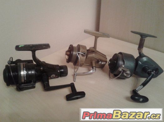 Staré rybářské navijáky Daiwa,Pflueger,Kosmos – fotografie 5