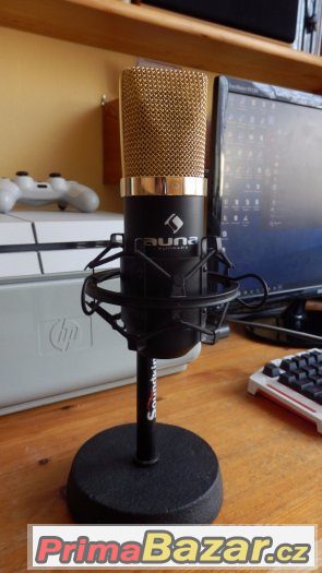 Prodám Studiový mikrofon Auna MIC-900BG / Jako nový – fotografie 3