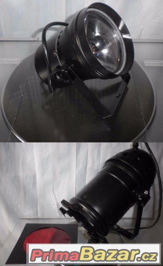 14 x Par 36, 6V, 30 W+12 bodových žárovek 6 V, 30 W + filtry – fotografie 1