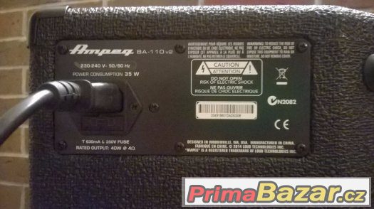 PRODÁM BASOVÉ KOMBO ZN.AMPEG BA-110 V2 – fotografie 5