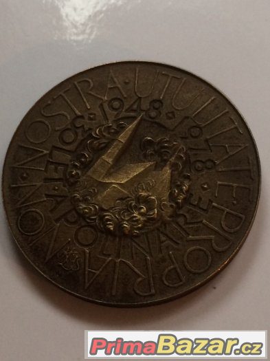 Medaile "Jiří Harcuba",4cm.bronz – fotografie 3