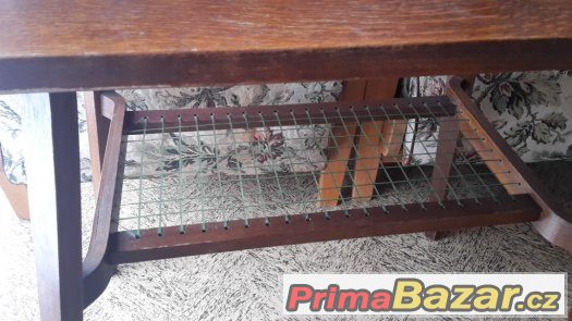 Stolek z 60.let min. stol. - s výpletem - THONET – fotografie 2