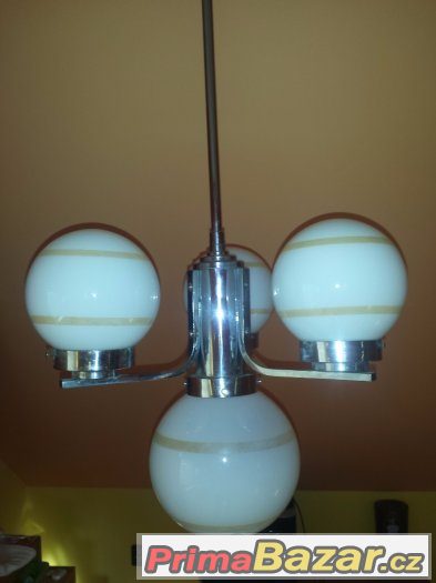 Starožitné chromované lustry – fotografie 2