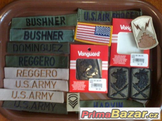 U.S.ARMY- originální nášivky- 2 kusy dle výběru – fotografie 1