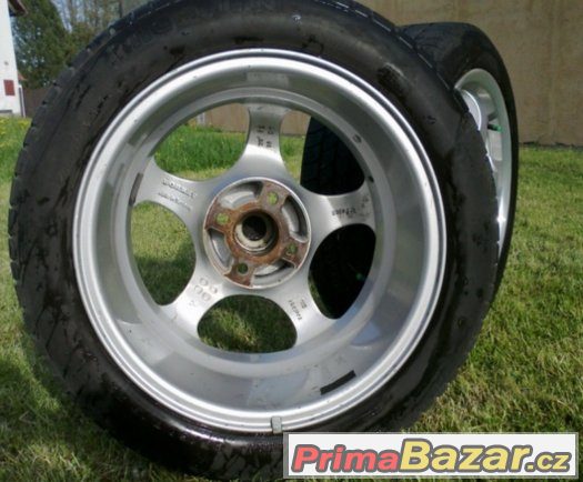 4 kola Borbet 7Jx15 H 2,litá,Germany..+ 195/50R15 82T Michel – fotografie 2