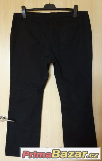 NOVÉ DÁMSKÉ ČERNÉ KALHOTY / RIFLE zn. BPC vel. 48 / XXL – fotografie 4