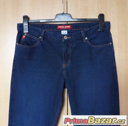 LUXUSNÍ ZNAČKOVÉ RIFLE / DŽÍNY zn. GUESS JEANS vel. 32 / L – fotografie 2