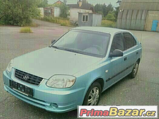 TOP STAV Hyundai Accent 1.3 BENZÍN KLIMA R.V. 10/2005 – fotografie 1