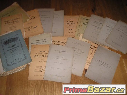 Velmi staré biologické brožury konec 19.stol – fotografie 1