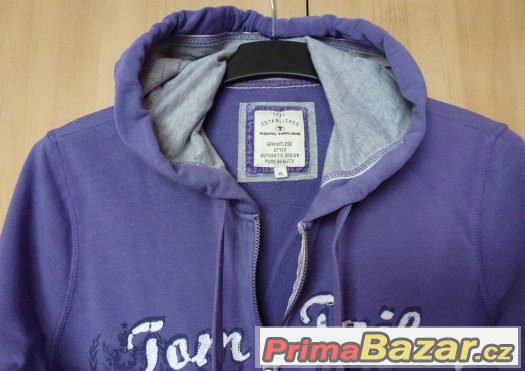 DÁMSKÁ SPORTOVNÍ MIKINA NA ZIP A S KAPUCÍ TOM TAILOR vel. XL – fotografie 3