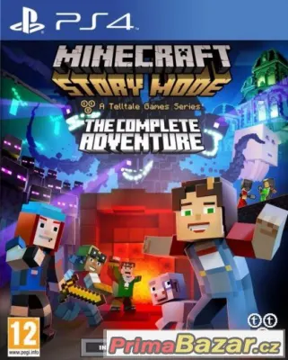 MINECRAFT STORY MODE COMPLETE ADVENTURE - NOVÁ ZABALENÁ PS4
