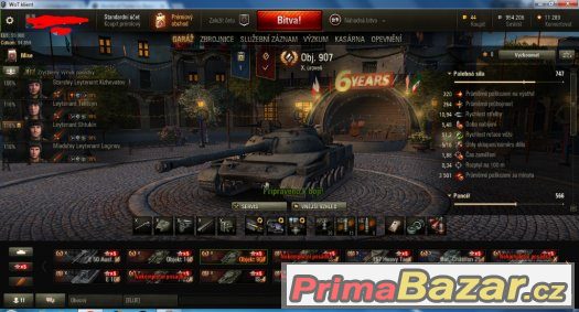 World of Tanks účet - levně dohodou :) – fotografie 1