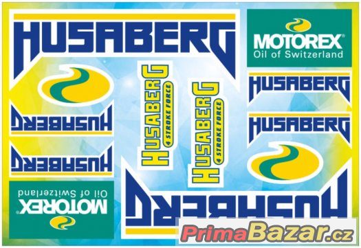 Prodám polepy značky HUSABERG/MOTOREX. – fotografie 1