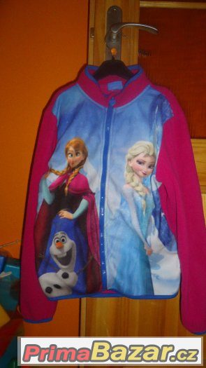 Dívčí mikina Frozen vel. 9-10 let – fotografie 1