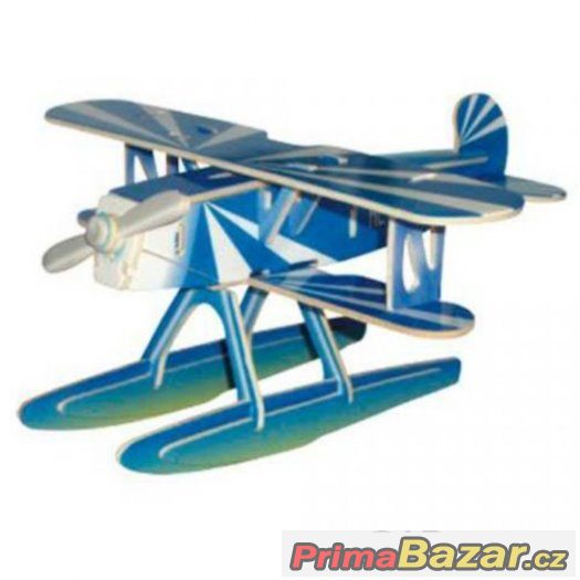 Dřevěné skládačky 3D puzzle letadla - Heinkel HE-51 – fotografie 1
